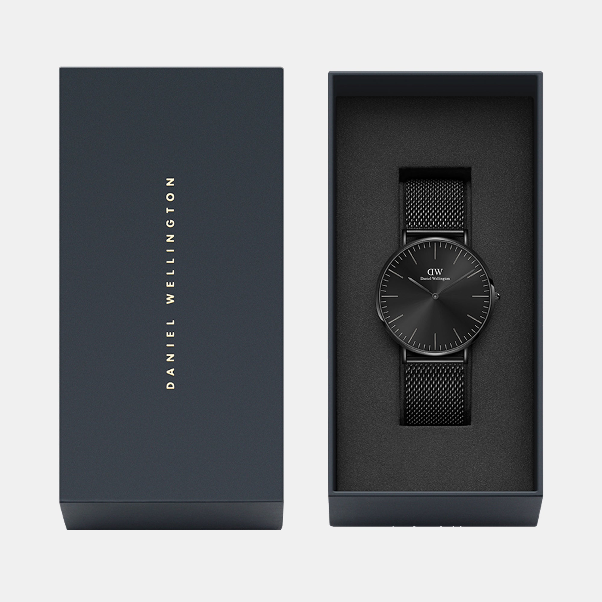 Daniel Wellington Classic Men Quartz Black Dial Analog Stainless Steel Watch DW00100632K - view 3