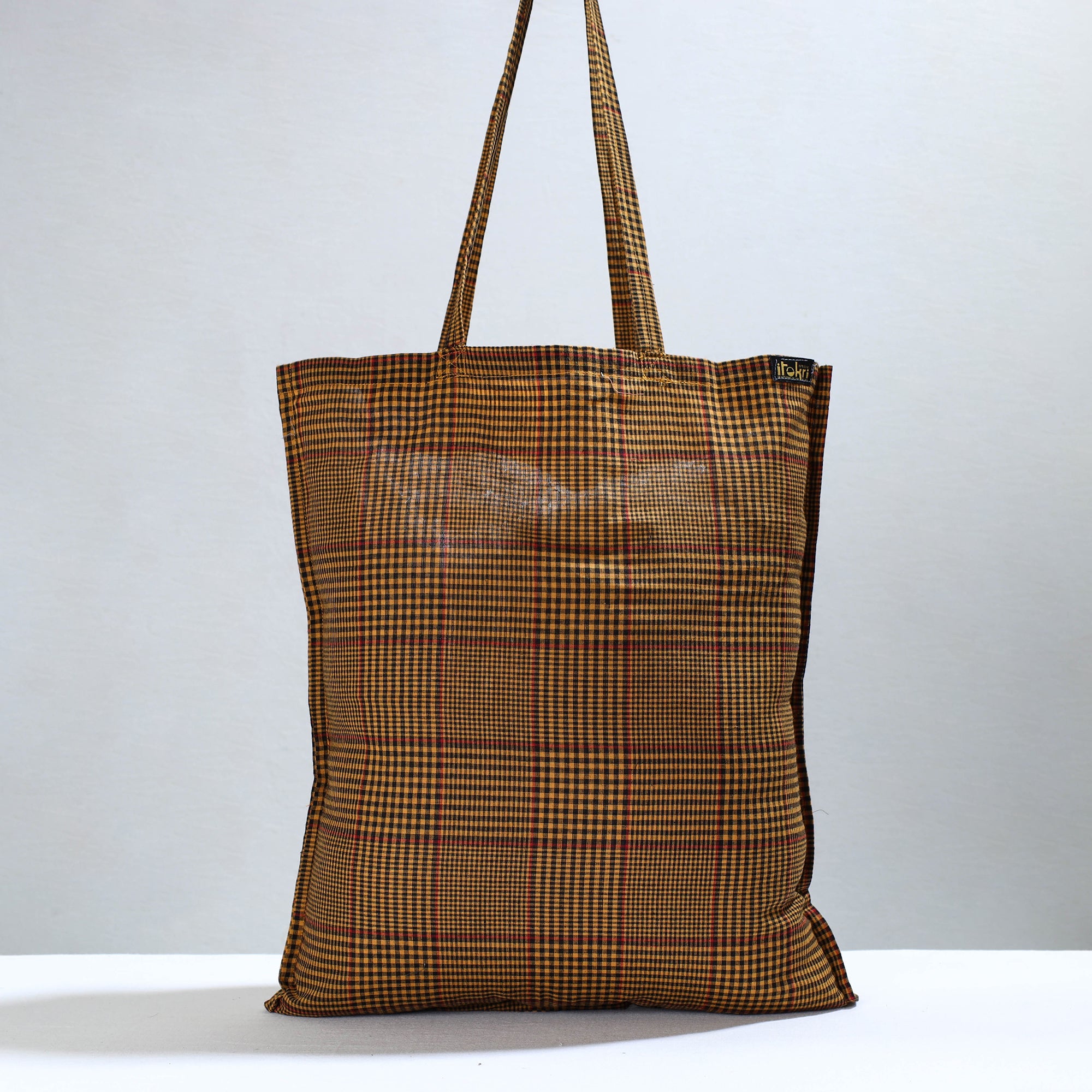 NOORI BAZAR Brown - Jhiri Pure Handloom Cotton Jhola Bag 12
