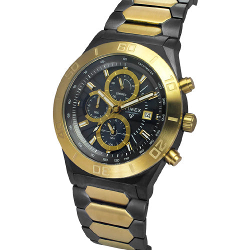 Timex E Class Men Grey Round Dial Analog Chronograph Watch 44mm TWEG24901 - view 2