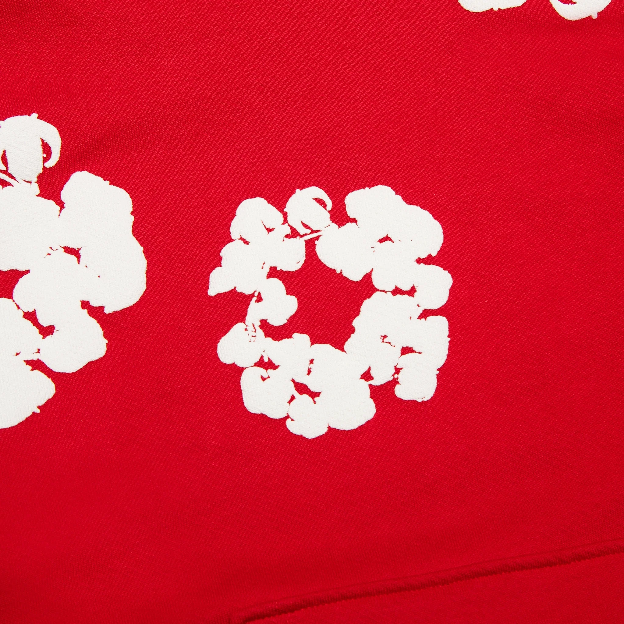Denim Tears The Cotton Wreath Red Hoodie - view 4
