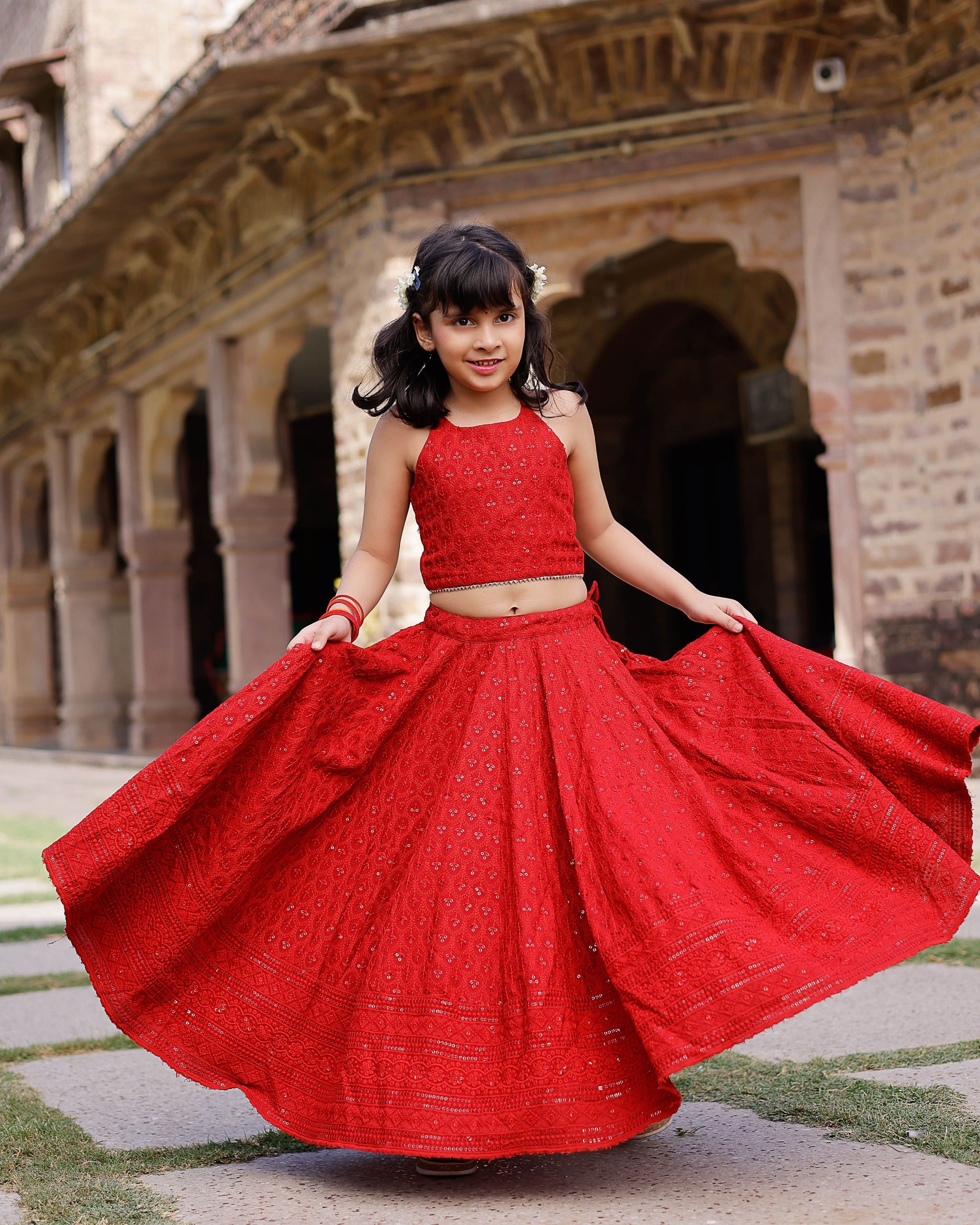 Aachho Kai Embroidered Lehenga Set – Women's