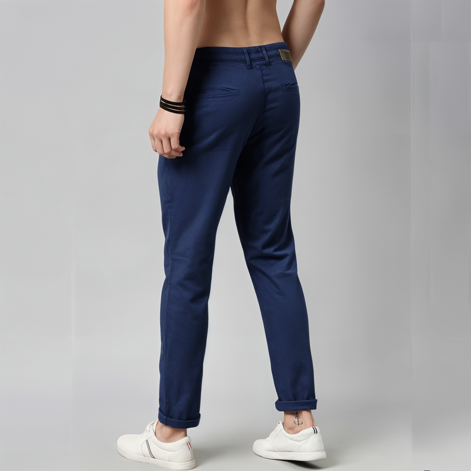 Frankshop Trouser Frankshop Exclusive Casual Pant for Men (Navy Blue) - view 2