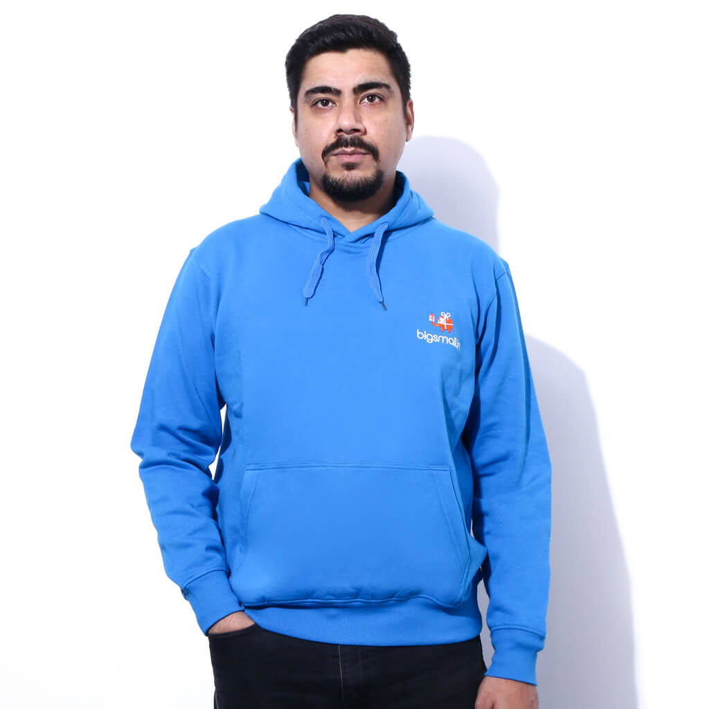 Bigsmall.in Bigsmall Blue Hoodie - view 3