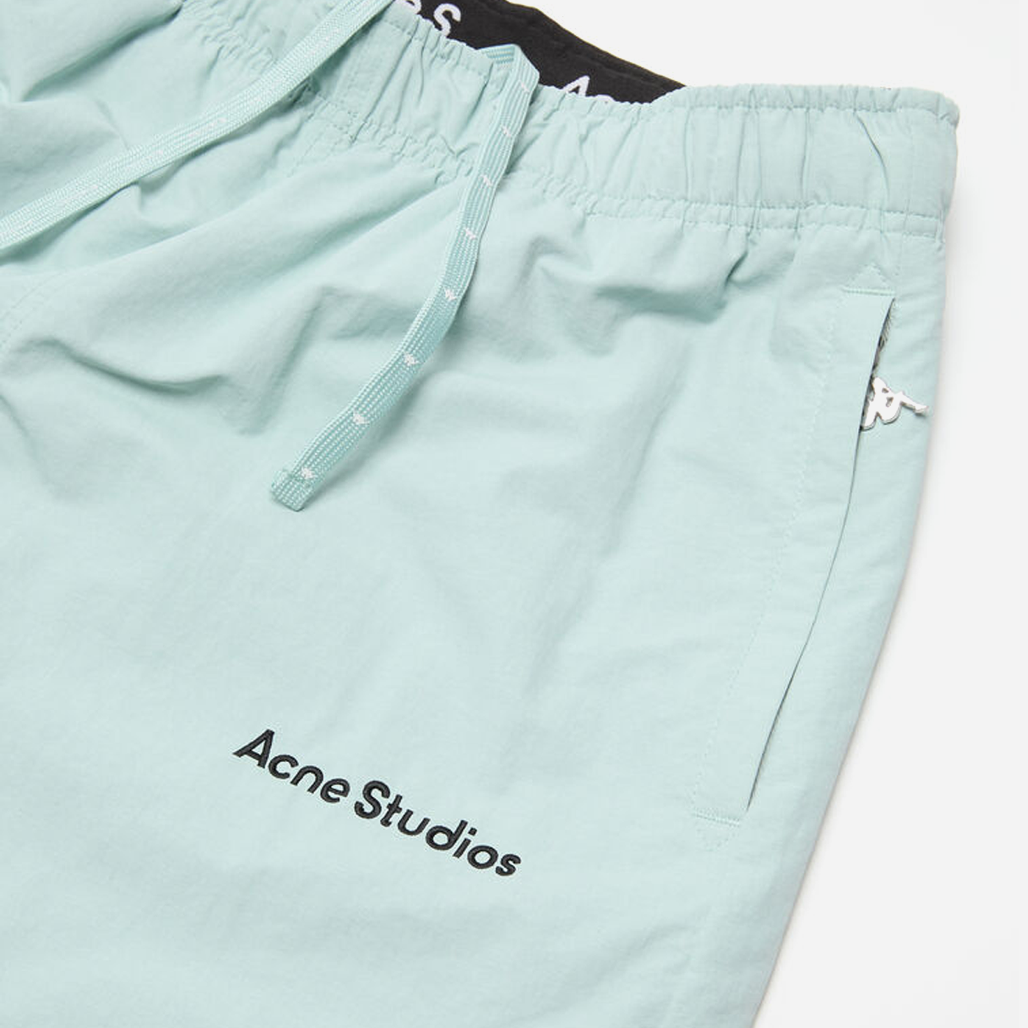 Acne Studios X Kappa Relaxed Fit Shorts Blue - view 2