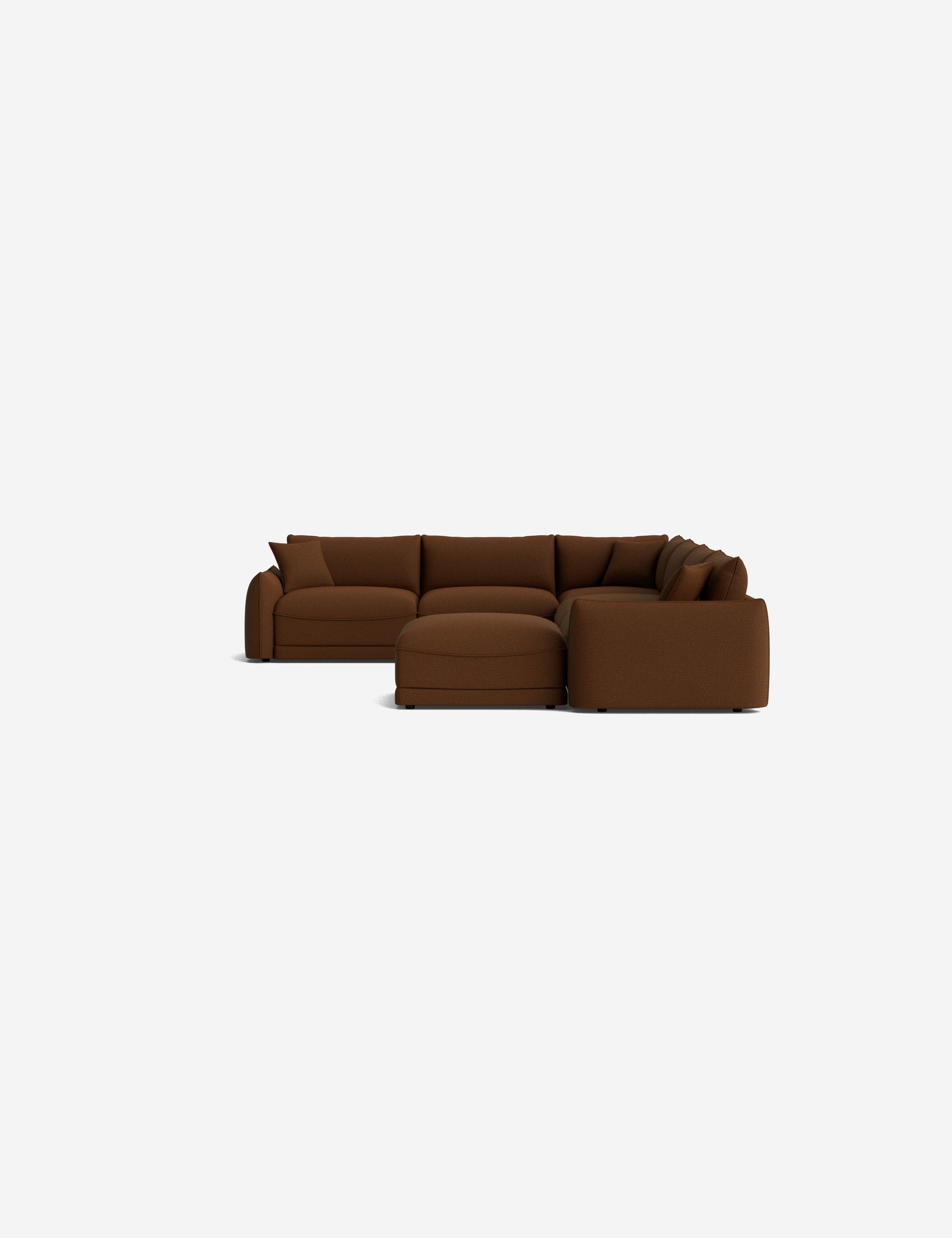 Lulu and Georgia Balmer Modular Corner Sectional Sofa With Ottoman - view 89
