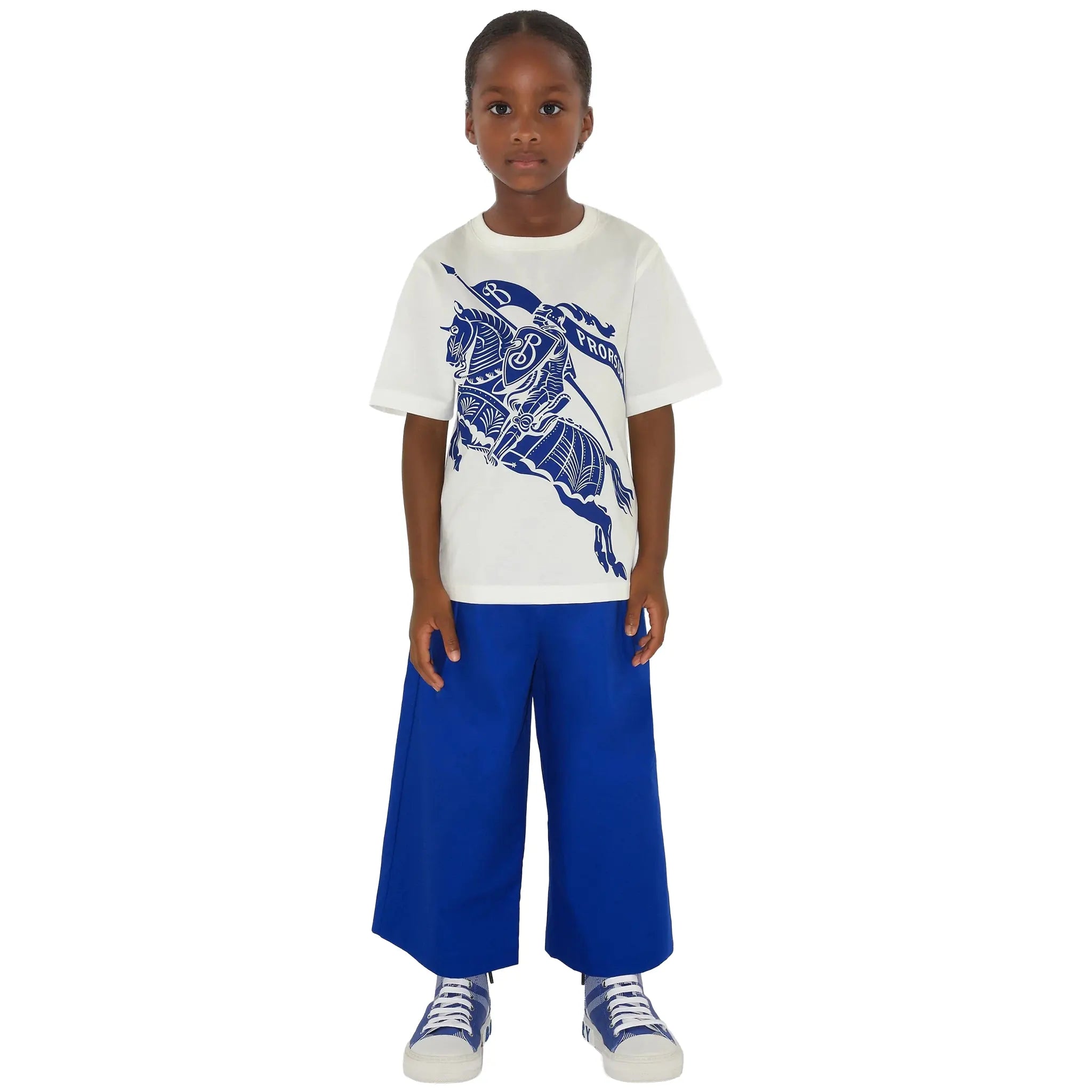 Burberry Kids Cedar Knight White T Shirt - view 3