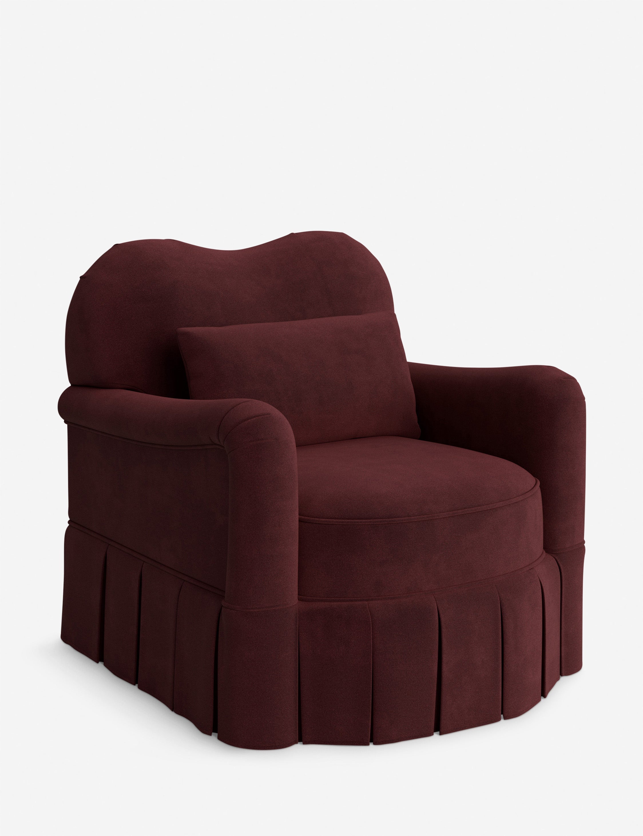 Lulu and Georgia Middleton Skirted Accent Chair by Ginny Macdonald - view 125