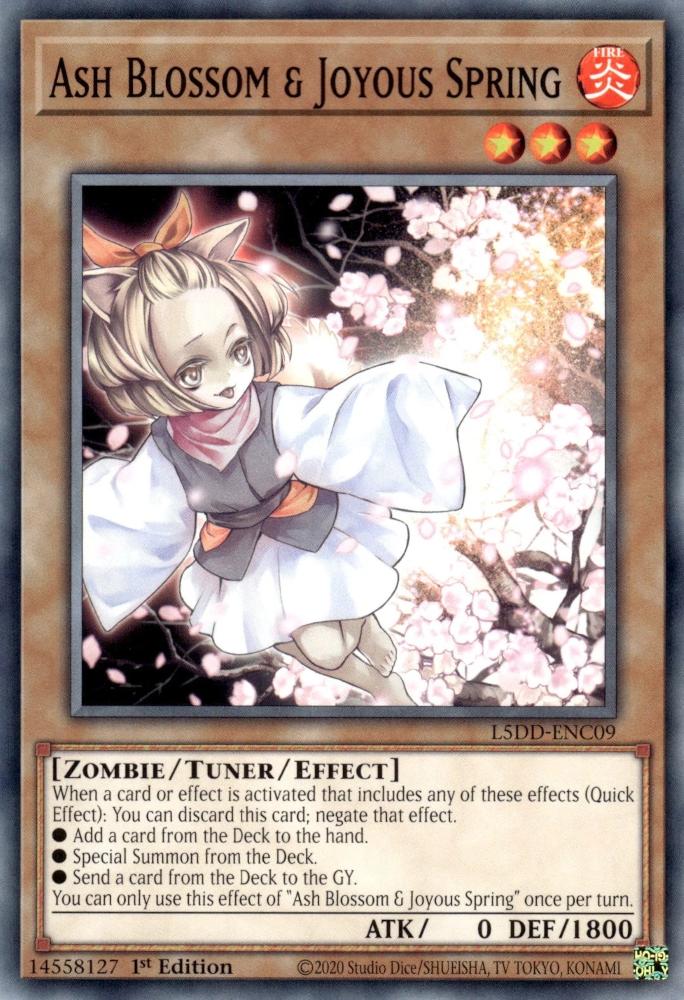 Ash blossom joyous – Yu-Gi-Oh! Ash Blossom & Joyous Spring - L5DD-ENC09 - Common - 1st Edition