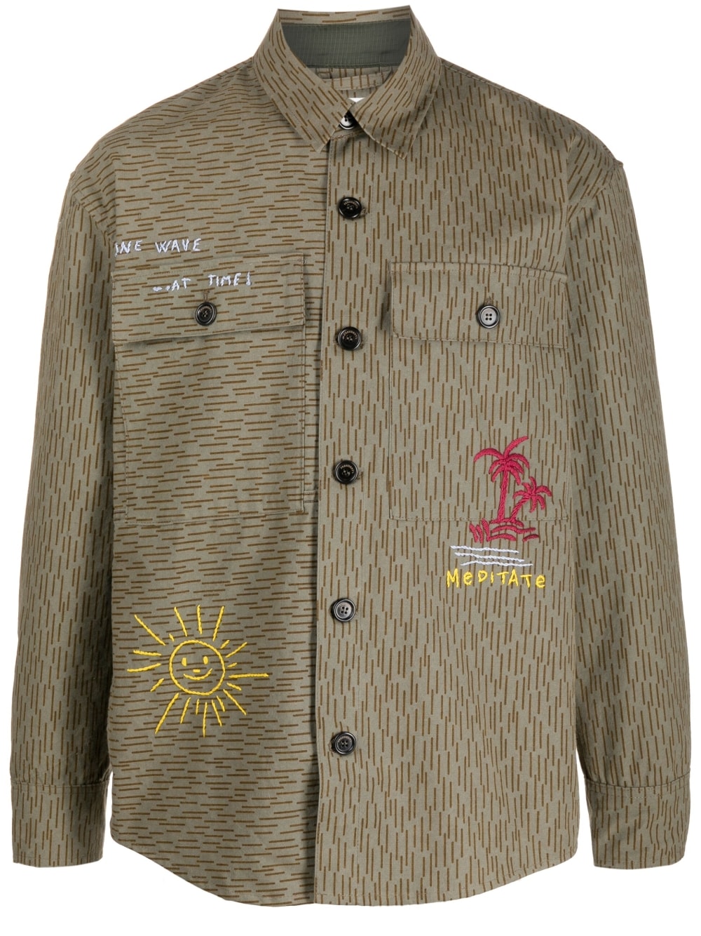 President'S Camouflage print shirt – 100% Cotton