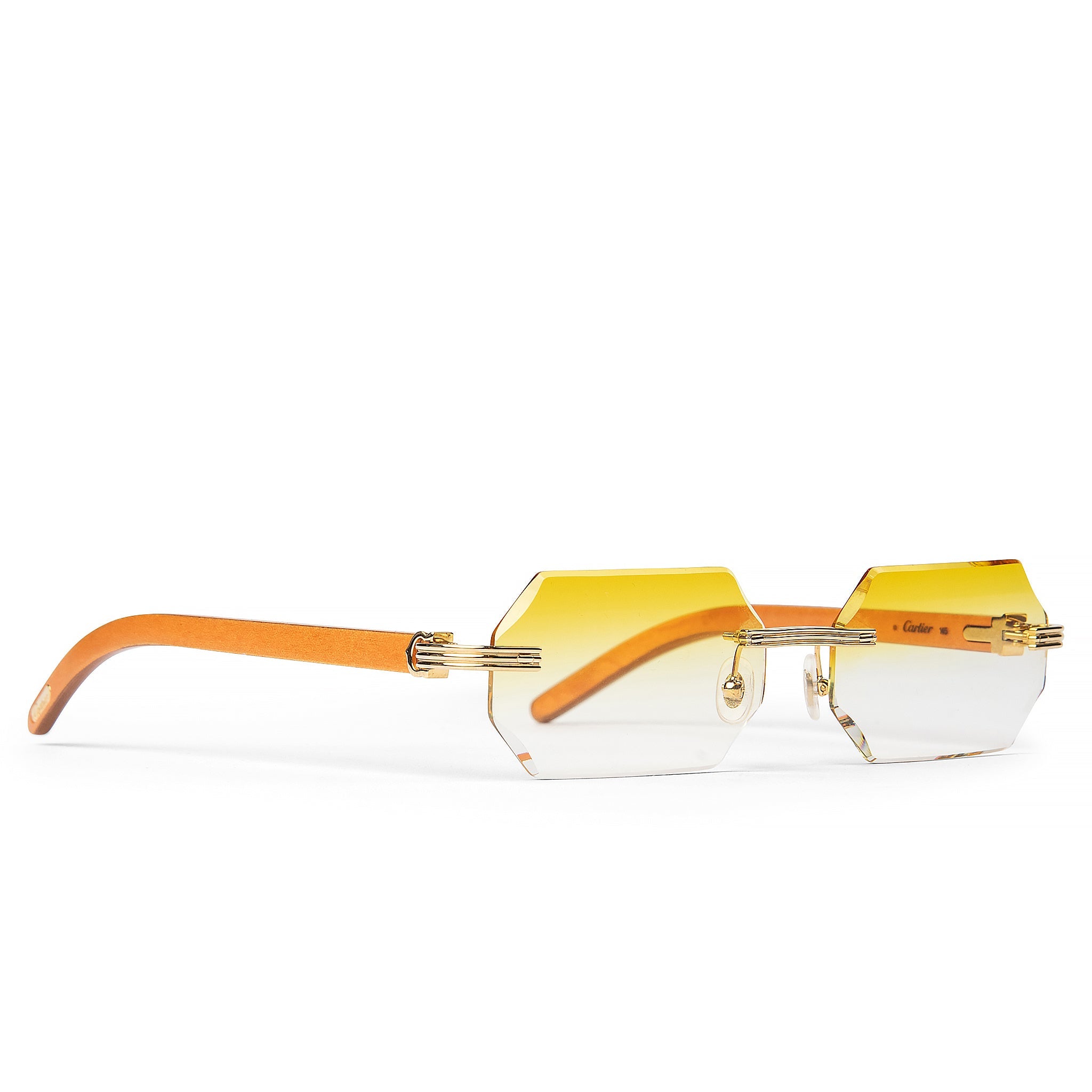 Cartier Eyewear Custom CT0286O-006 Premiere De Cartier Rimless Sunglasses - view 2