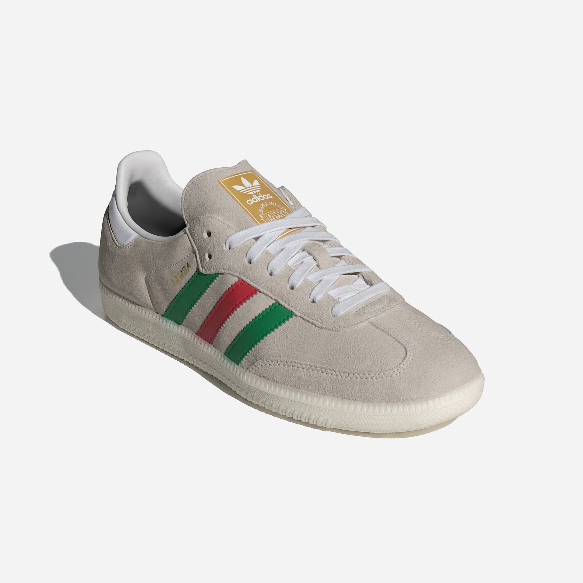 Adidas Samba Crystal White Green Better Scarlet - view 2