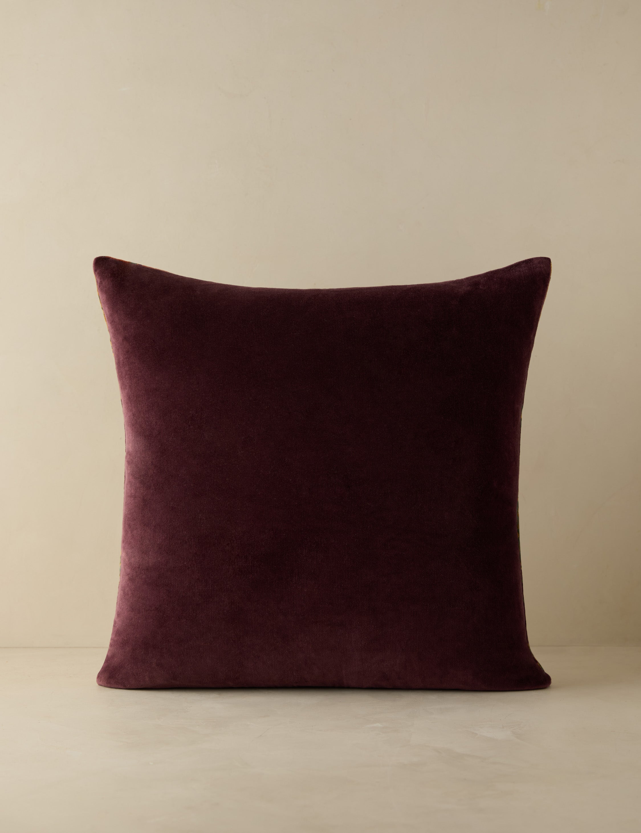 Lulu and Georgia Agnetha Velvet Pillow – Boysenberry - view 5