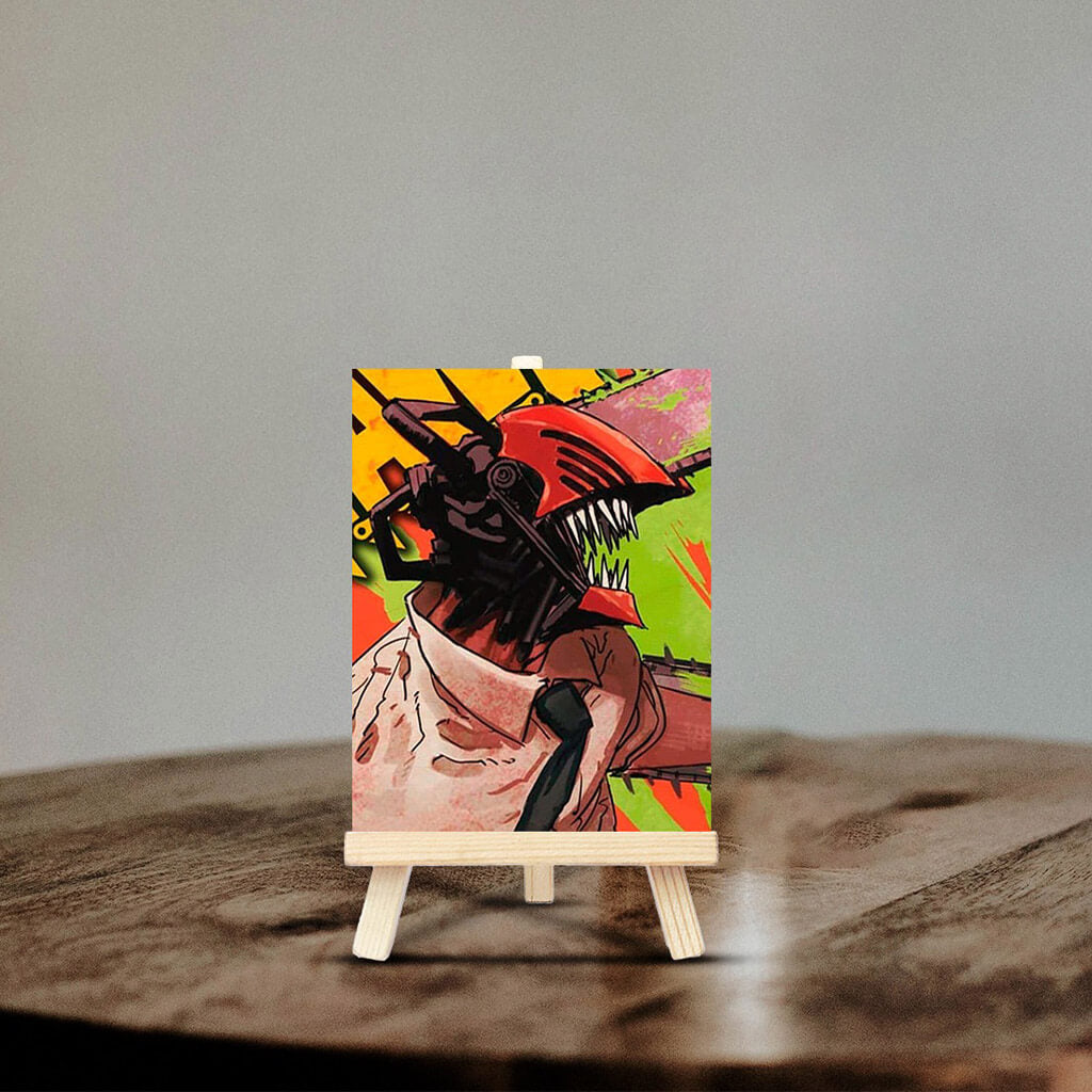 Bigsmall_cc Denji Chainsaw Man Pine Easel Stand - view 4