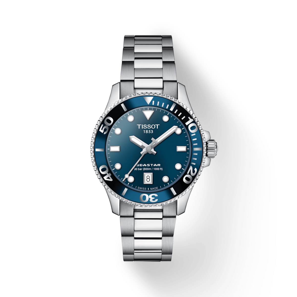 Tissot T-Sport Blue Dial Women 36mm - view 4