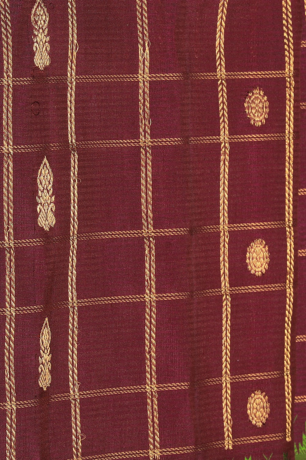 Kalanjali Gadwal Silk Purple Saree – Women's - view 2