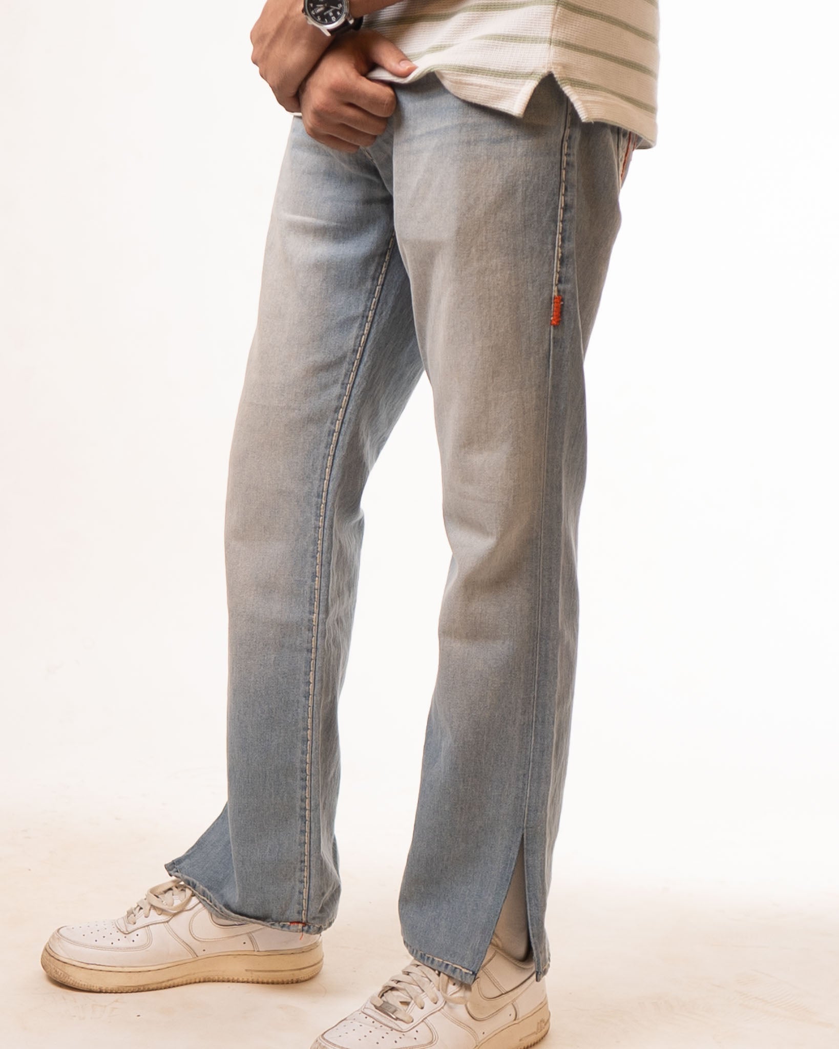 True Religion Low Rise Denim Section Billy Super T - view 2