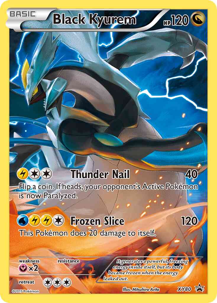 Promo xyp-xy80 holo – Pokémon Black Kyurem - XY80 - Promo [xyp-XY80] [Holo]