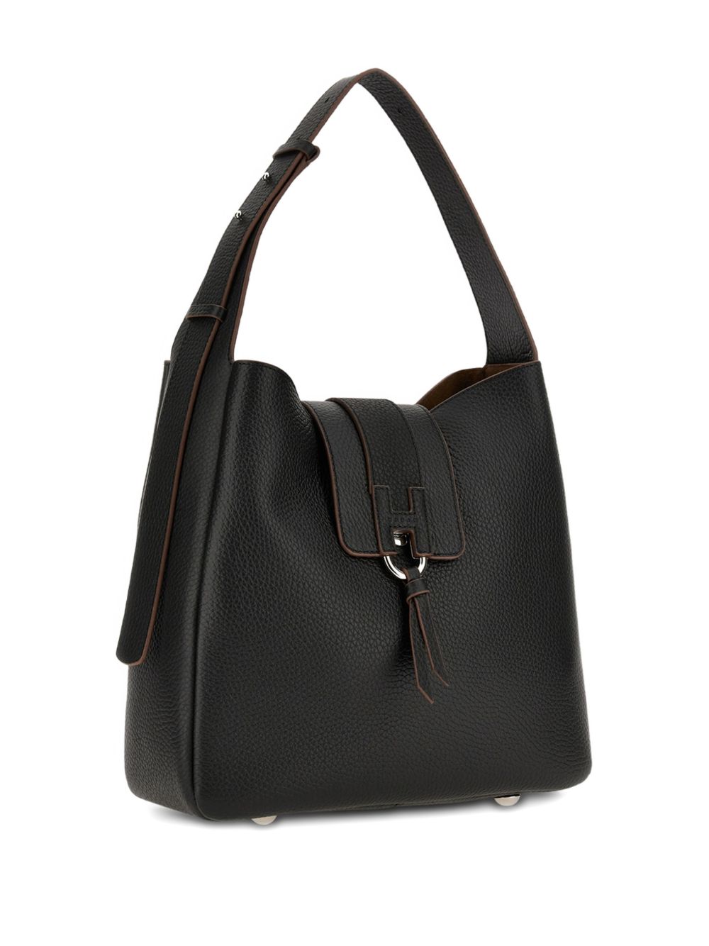 Hogan Trend Black Hobo Bag – Calfskin 100% - view 5