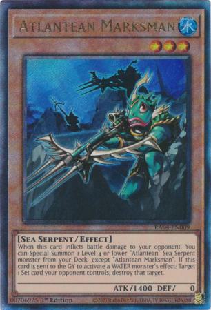 Yu-Gi-Oh! Atlantean Marksman - RA04-EN009 - Ultimate Rare - 1st Edition