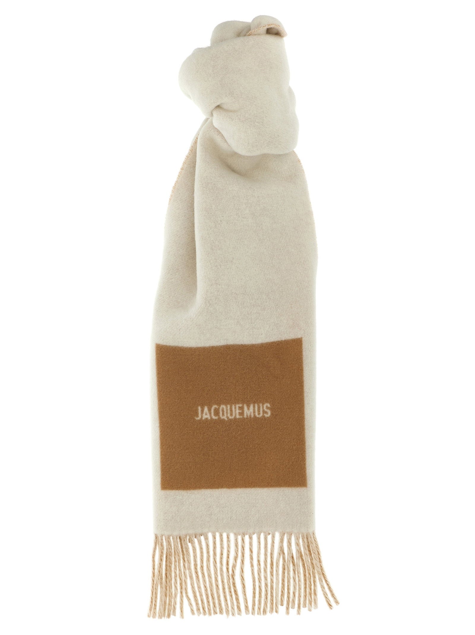 Jacquemus Lecharpe Rond Carré Scarf – 100% virgin wool