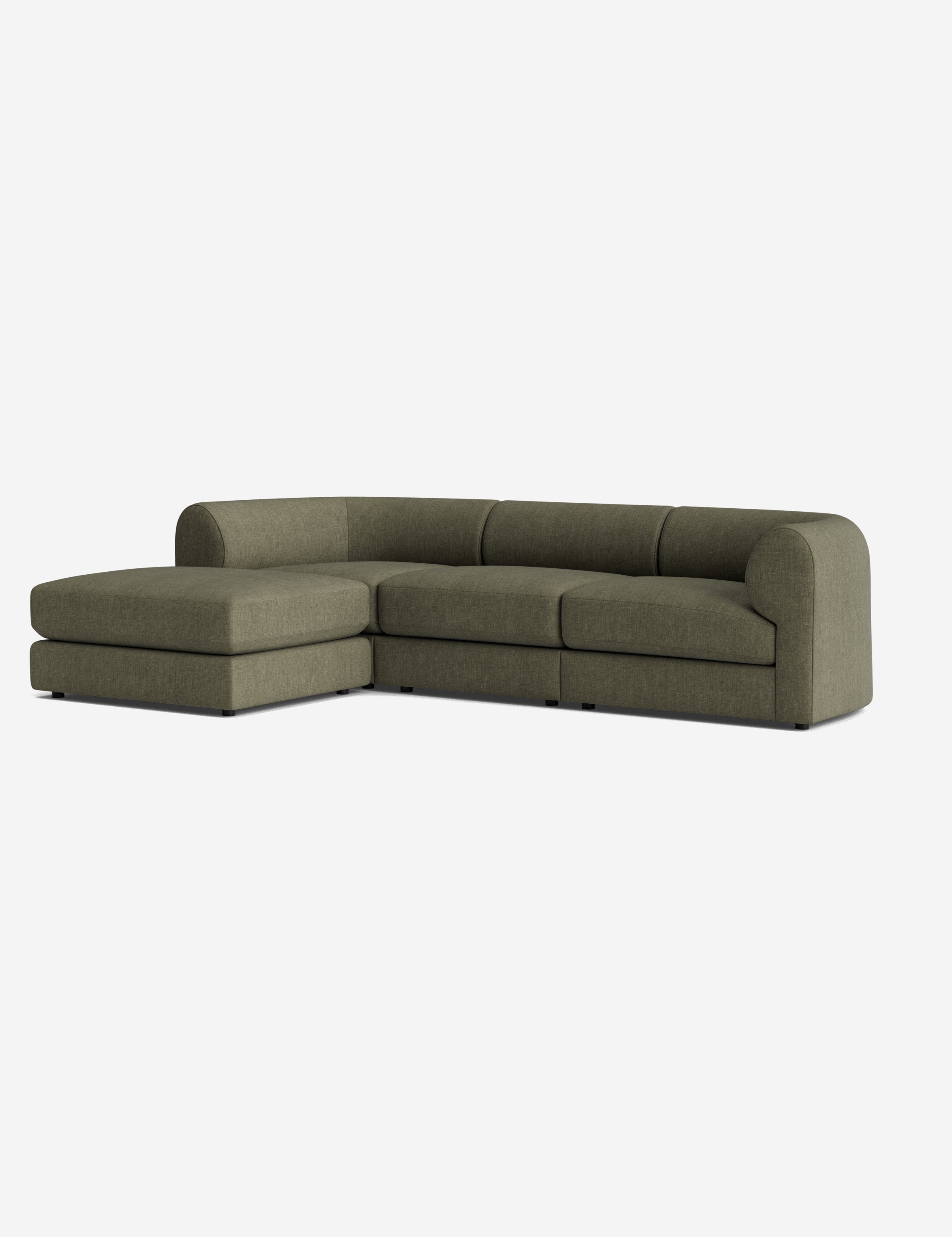 Lulu and Georgia Sergio Modular Sectional Sofa With Ottoman - view 194