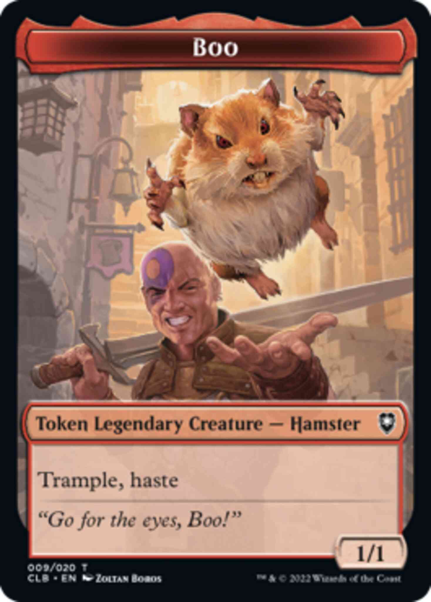 Boo token 09 – Magic Boo Token [09] [Commander Legends: Battle for Baldur's Gate: Tokens] [Non-Foil]