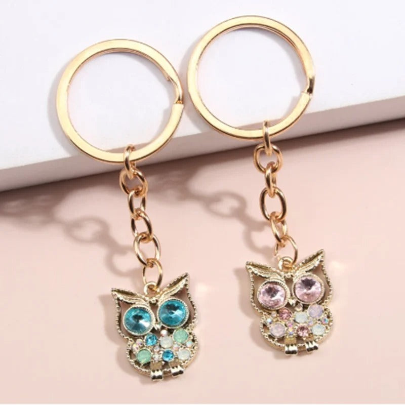 Peeperly Magical Owl Enamel Keychain