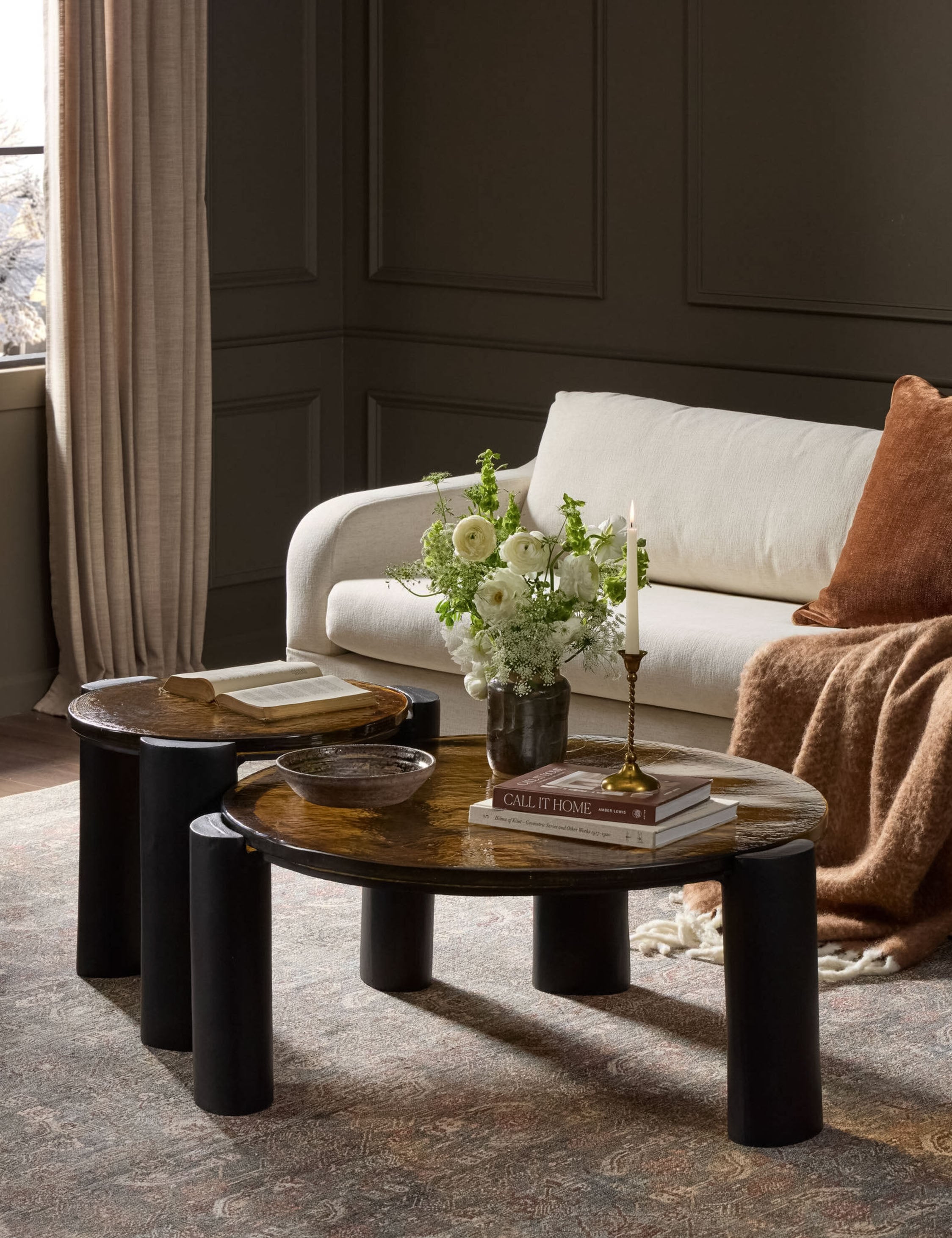 Lulu and Georgia Carlin Round Nesting Coffee Table - view 2
