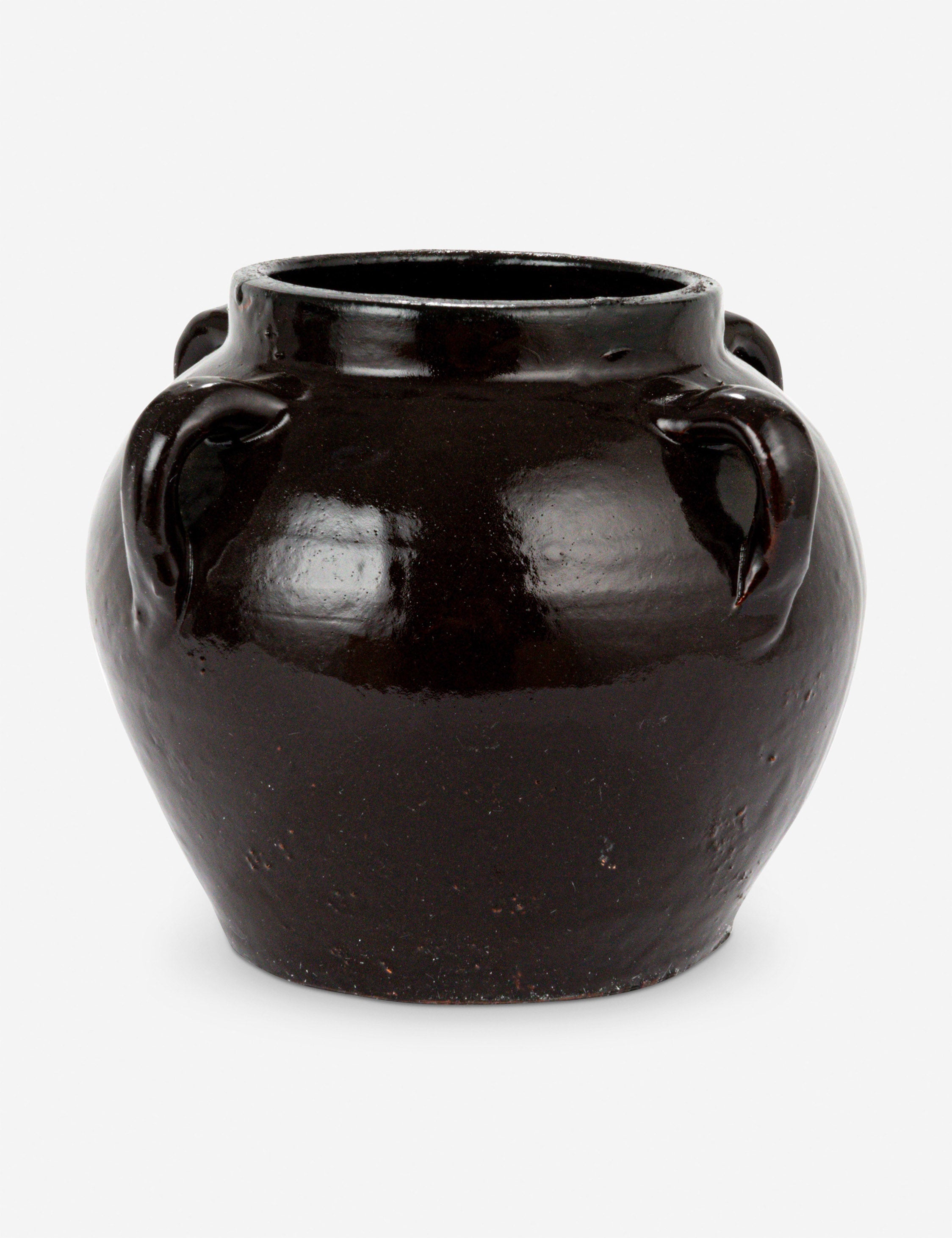 Lulu and Georgia Ennio Decorative Vase – Black