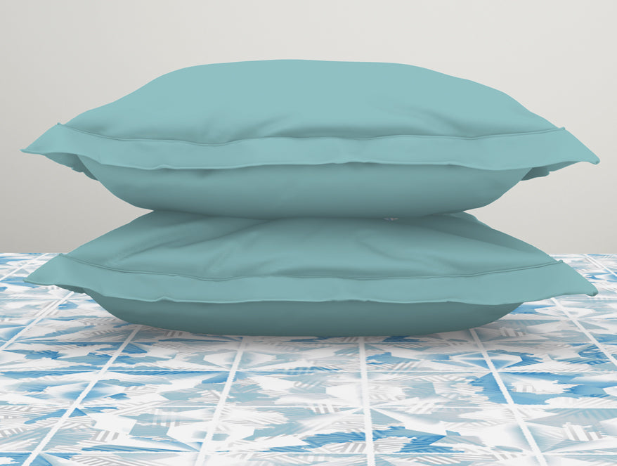 Spaces India Organic Textures Geometric 100% Cotton Double Bedsheet - Essentials by Spaces - view 5