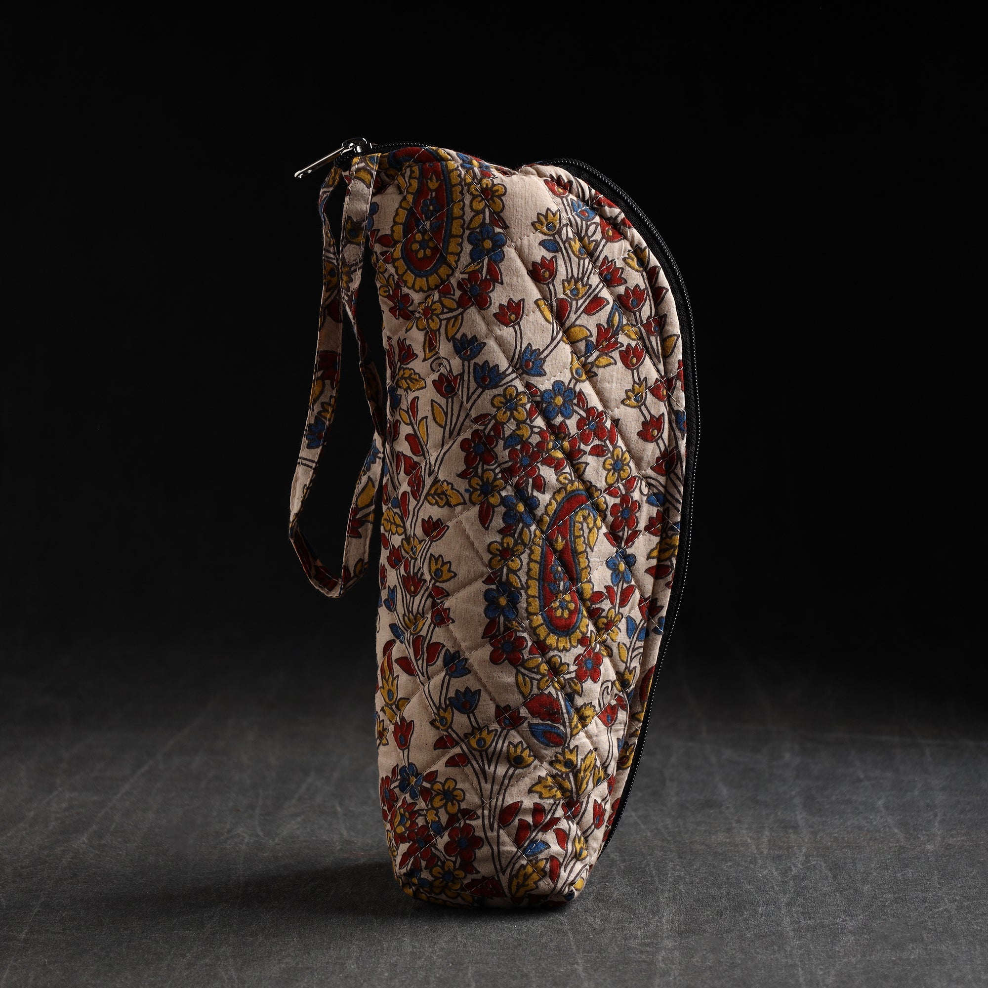 JALPARI Beige - Handmade Cotton 1L Water Bottle Cover 09 - view 2