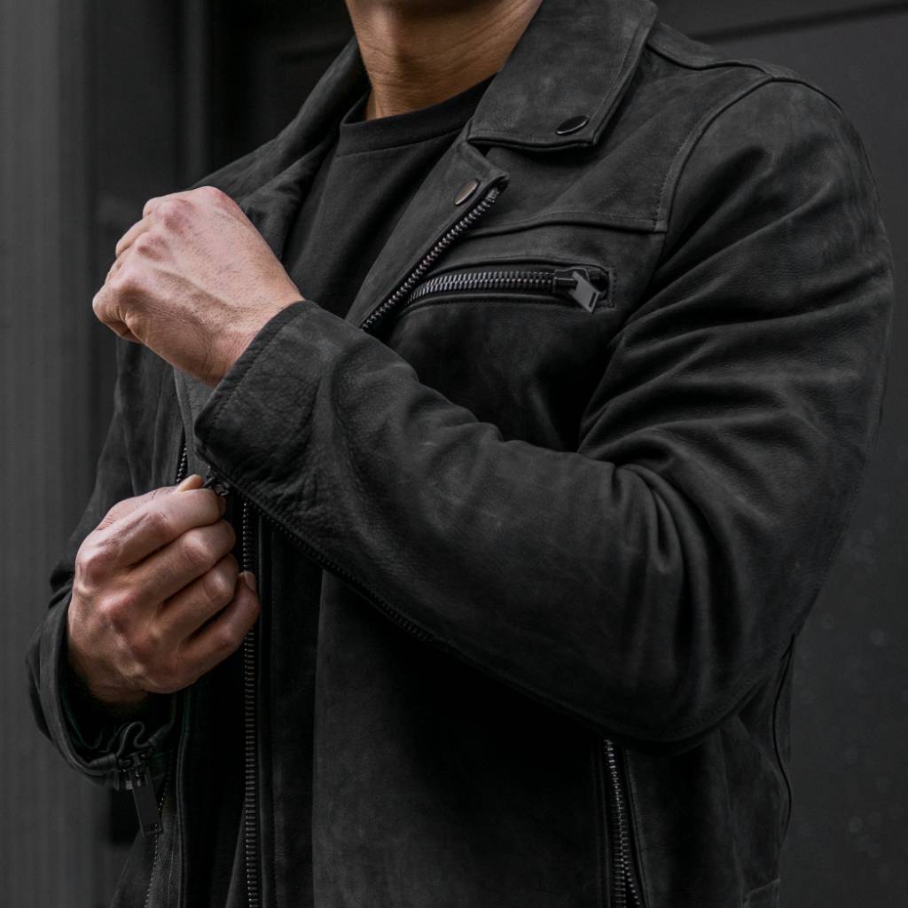 Thursday Boots - Seconds - Men's Jackets [S] Motorcycle Jacket | Black Matte - view 2