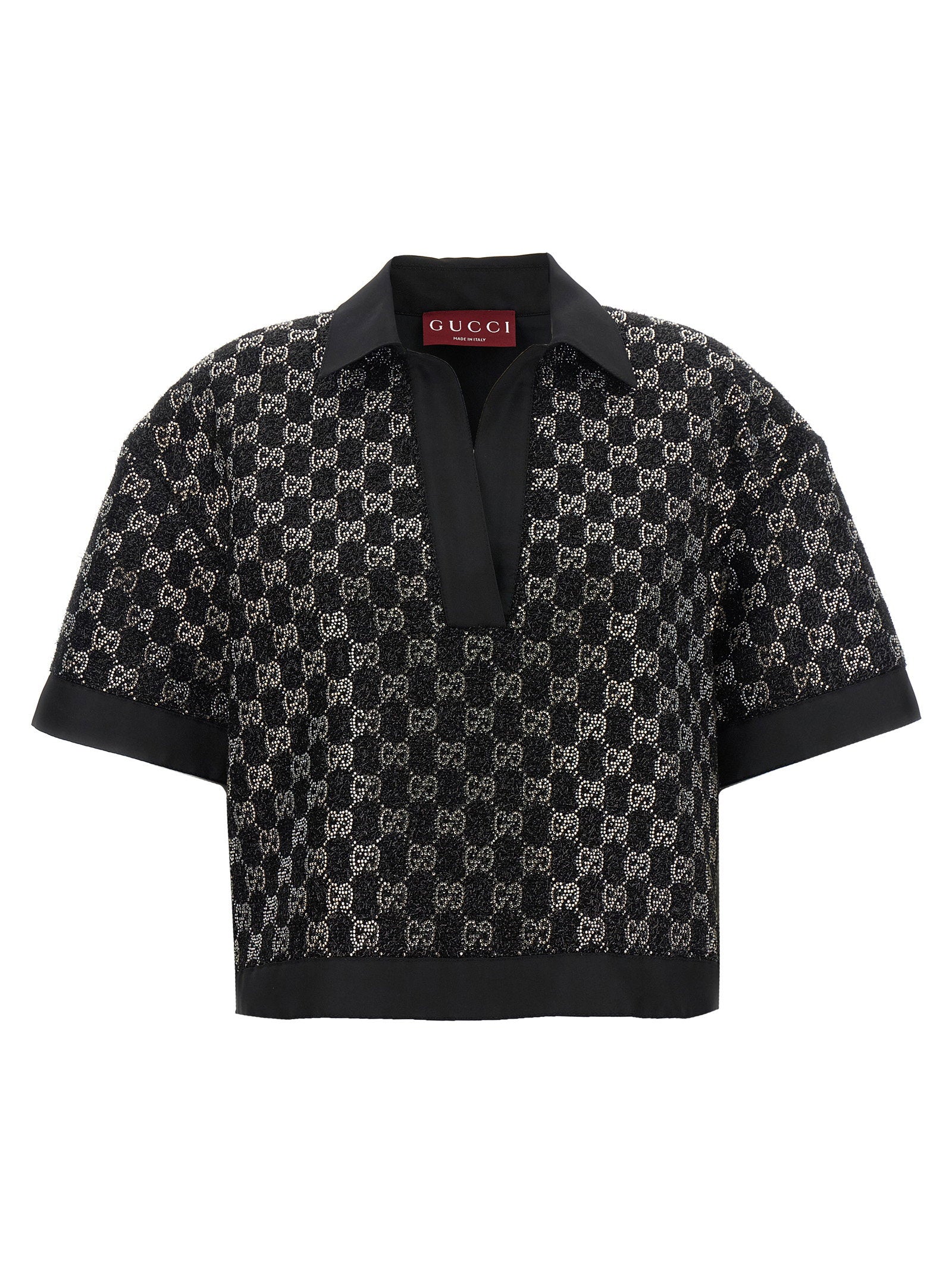 Gucci Gg Crystal Top – 100% viscose