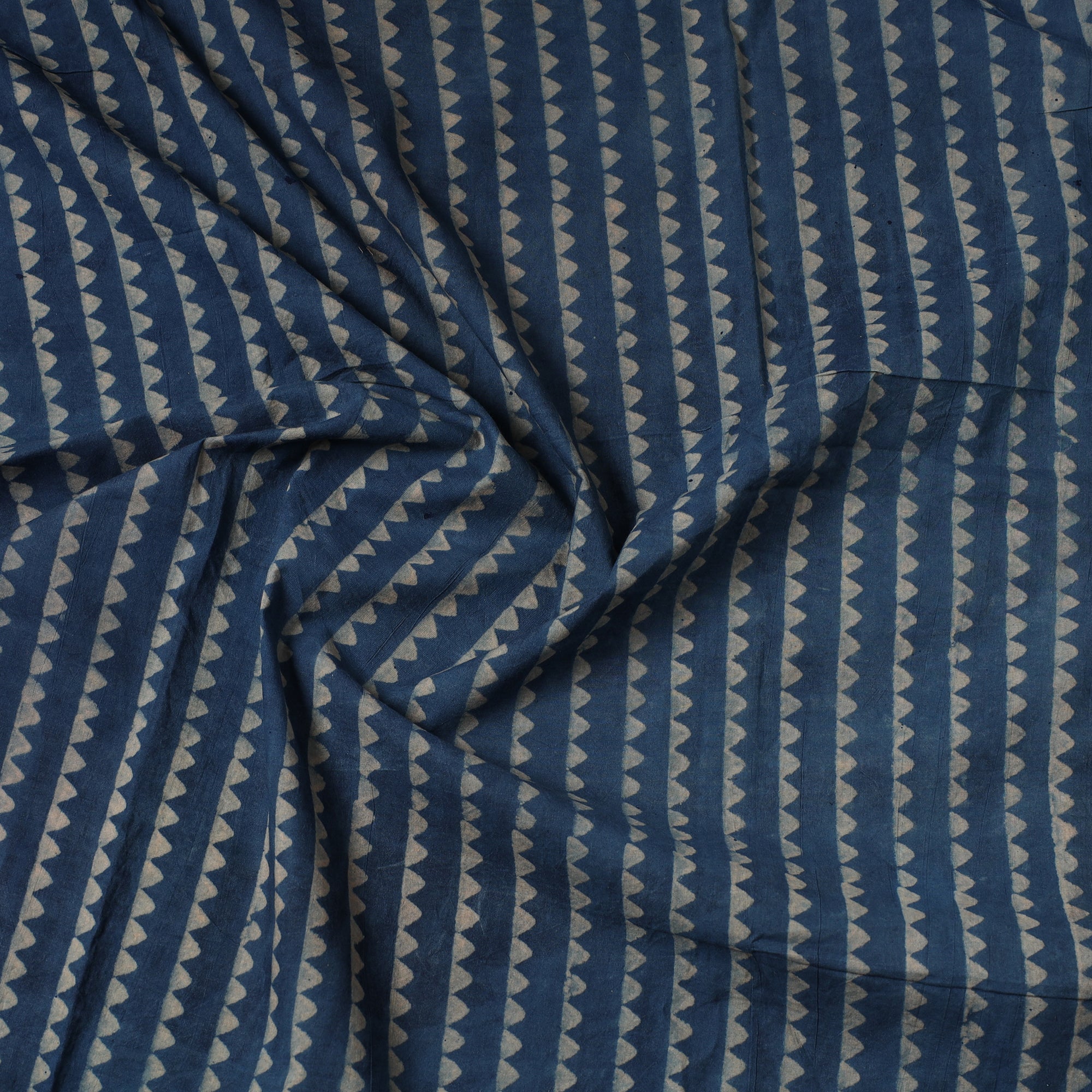 AJRAKH BY SUFIYAN ISMAIL KHATRI Ajrakh Block Printed Cotton Precut Fabric 06 - view 2