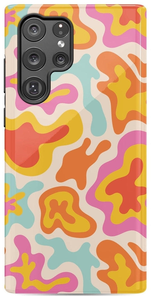 Casetry Tropical Color Splash | Abstract Retro Samsung Case - view 19