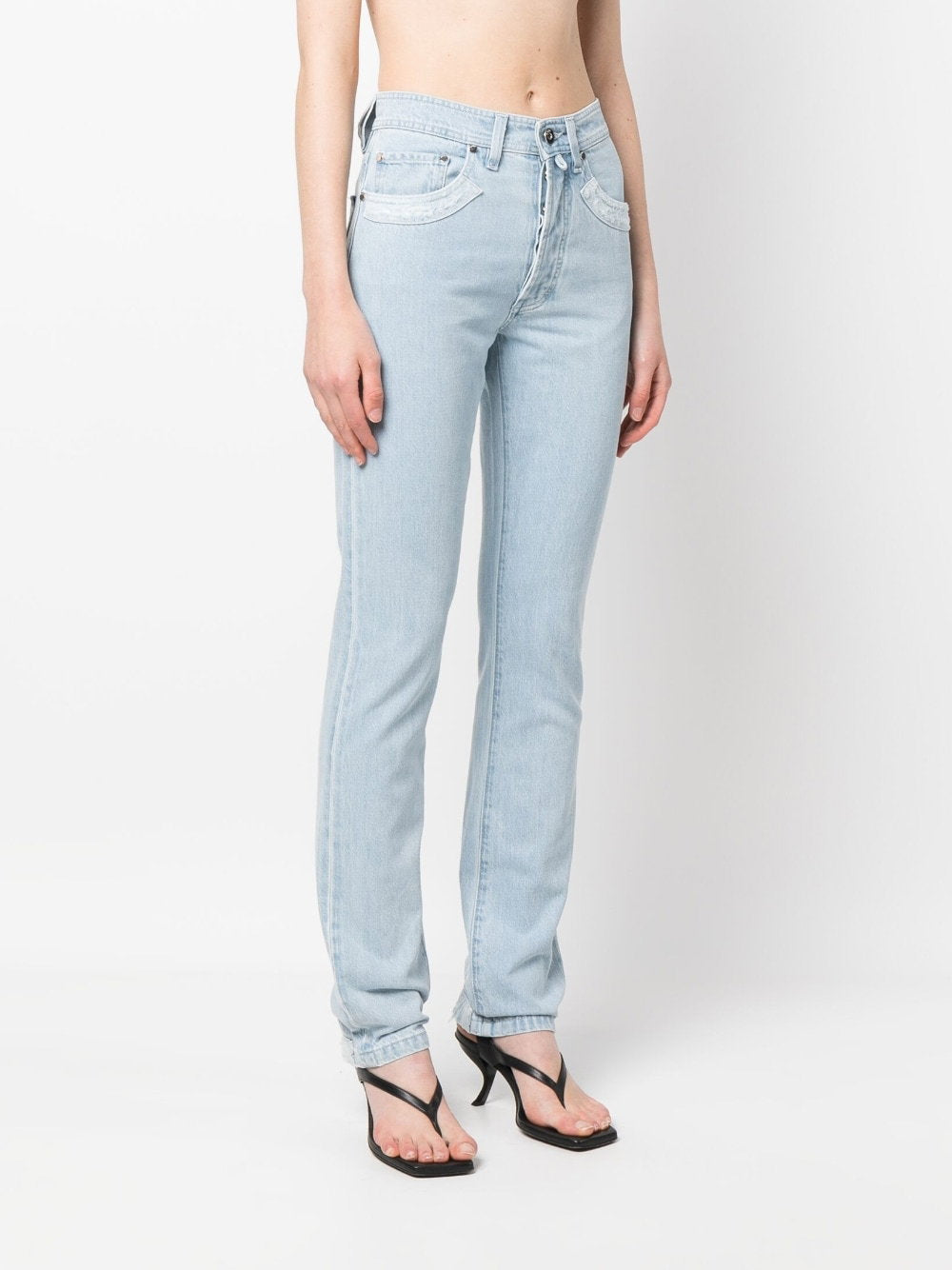 032C Patchwork organic cotton jeans – 100% Organic Cotton - view 3