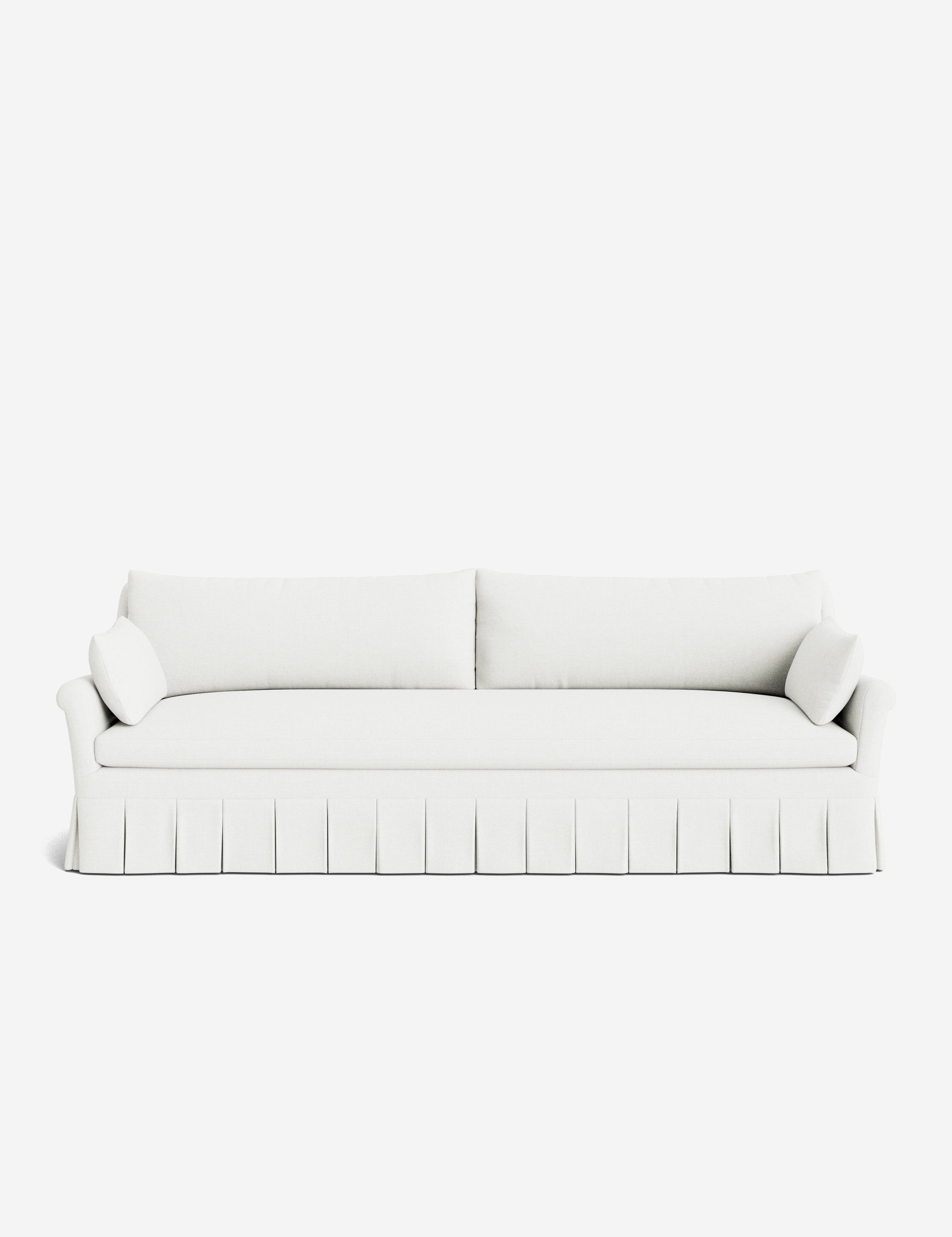 Lulu and Georgia Portola Rolled Arm Pleated Sofa - view 75