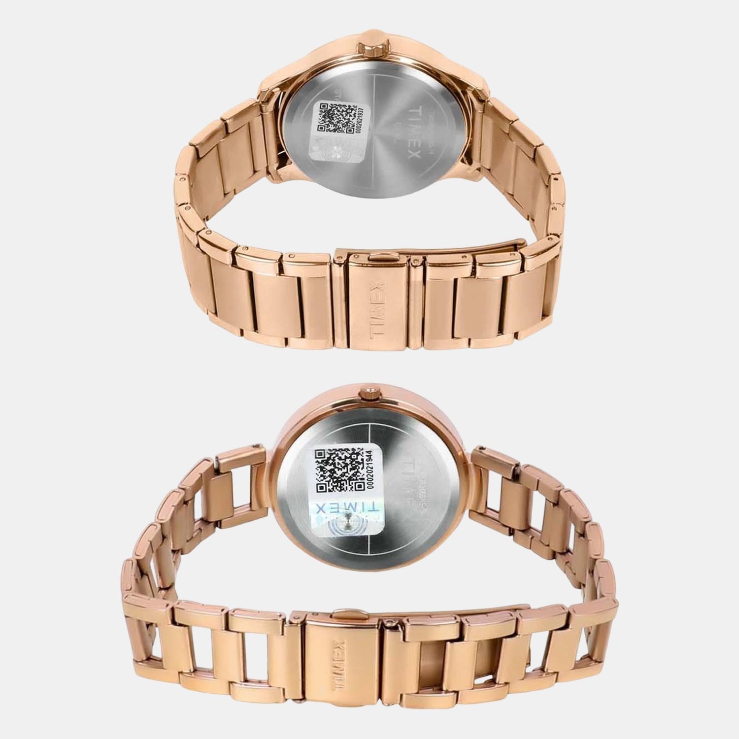 Timex Empera Couple Quartz Rose Gold Dial Multi-Function Stainless Steel Watch TW00PR266 - view 5