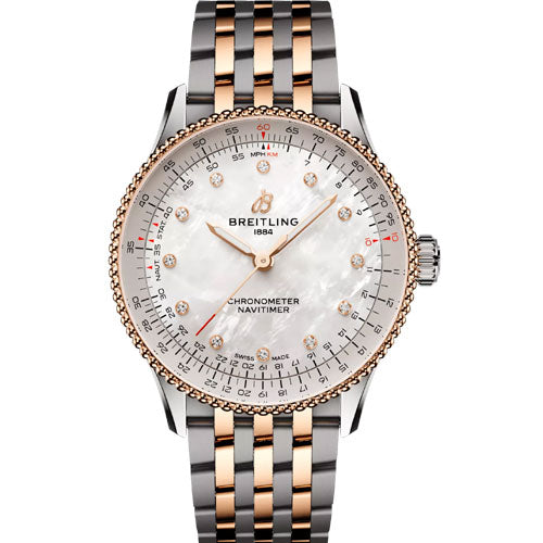 Breitling Navitimer Automatic White Dial Men 36mm