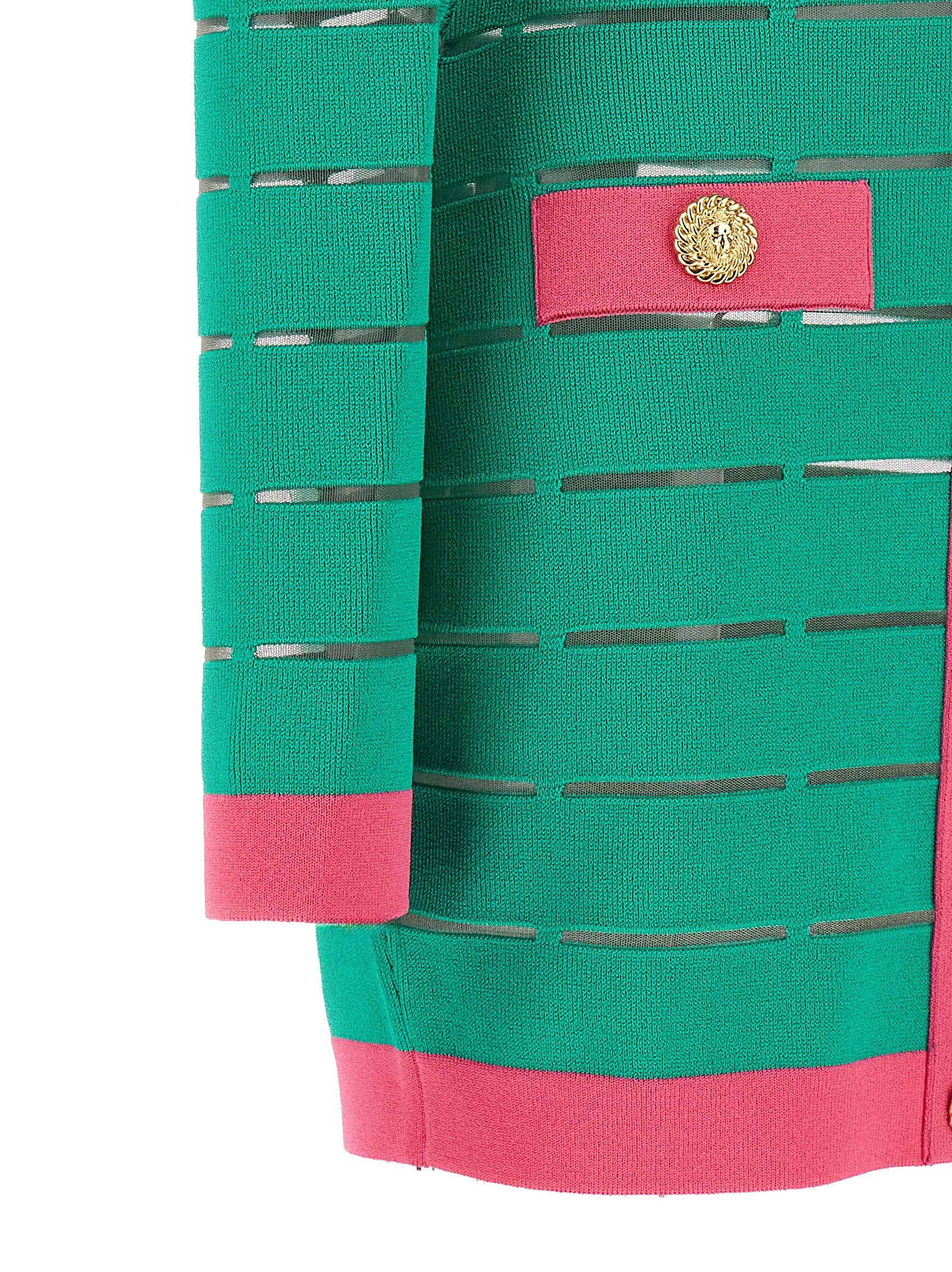 Balmain Two-tone Knit Dress - view 4