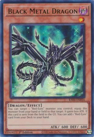 Yu-Gi-Oh! Black Metal Dragon - RA04-EN016 - Ultra Rare - 1st Edition