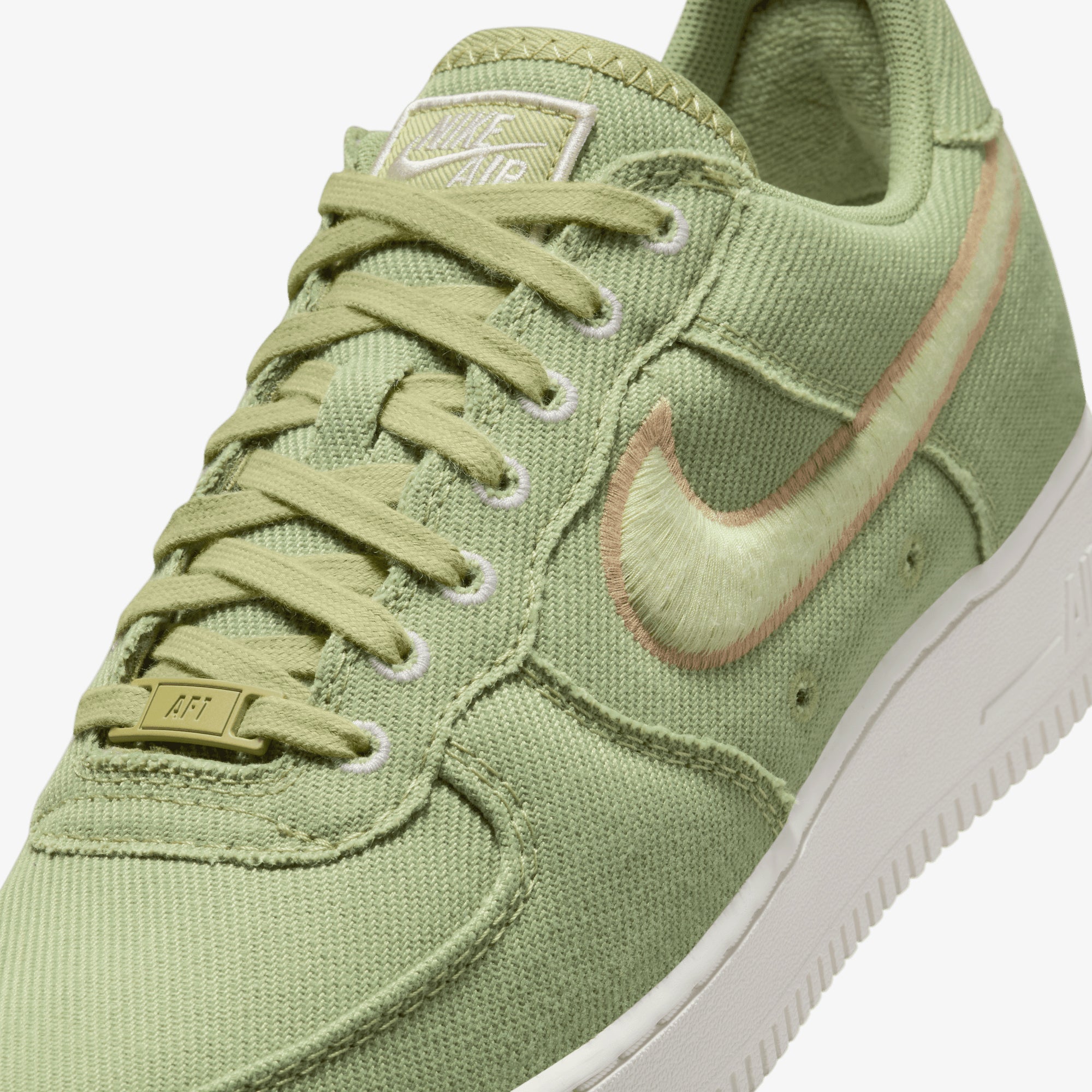 Nike | Air Force 1 Low Canvas { Dusty Olive/olive Aura-hemp-phantom - view 5