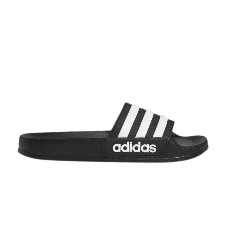 Yeezy adidas Adilette Shower Slides Core Black Cloud White (GS)