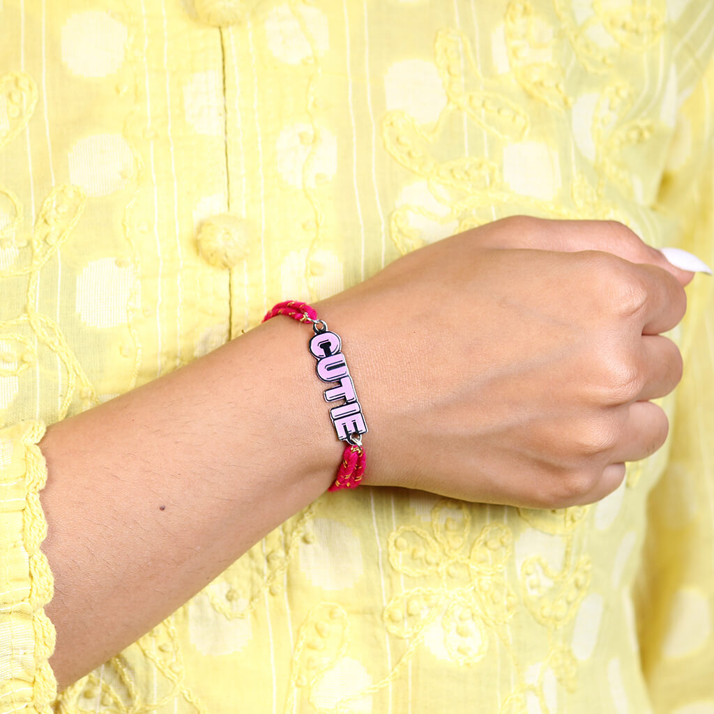 Bigsmall_piu Cutie Metallic Rakshabandhan Rakhi - view 2