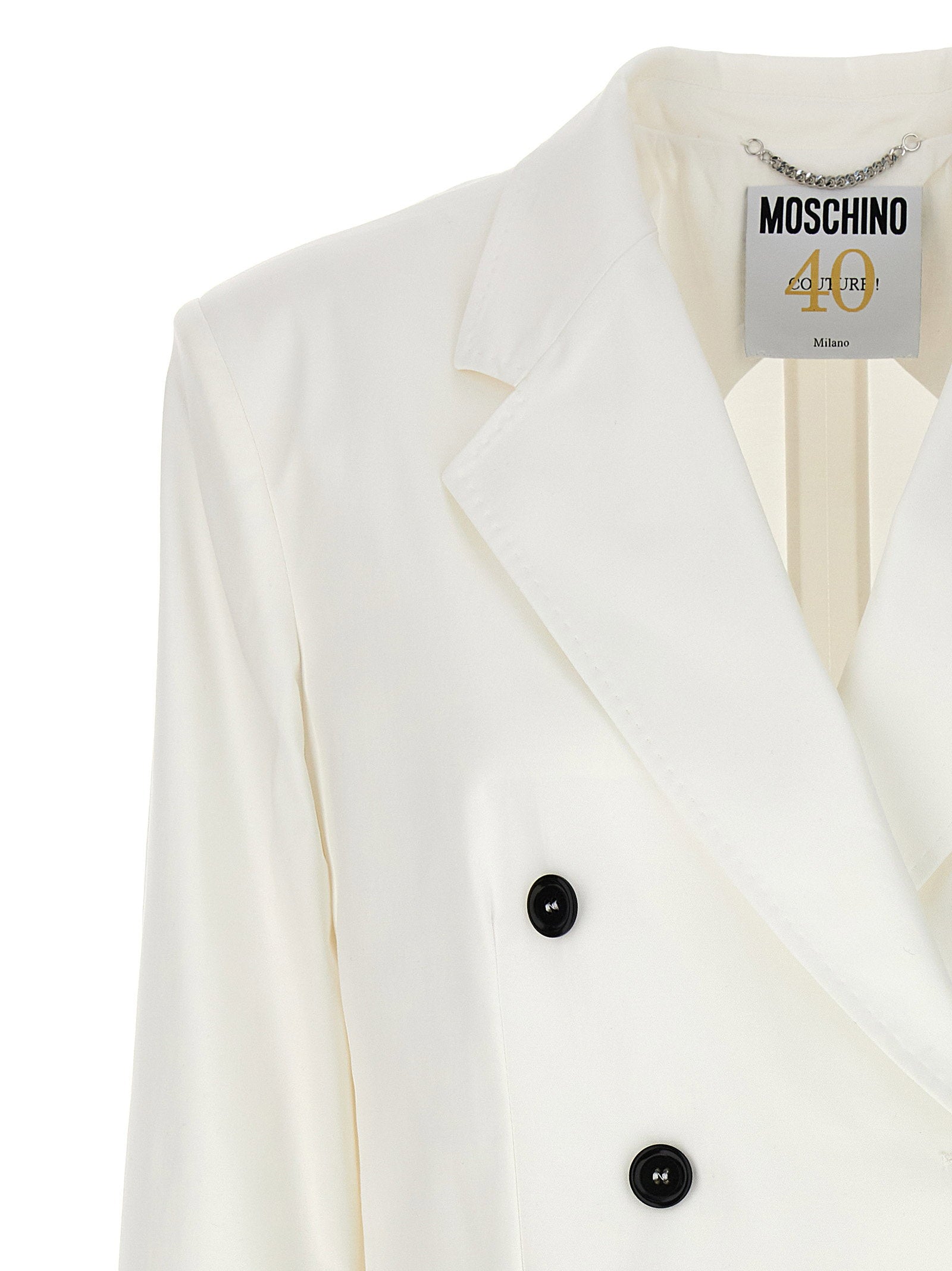 Moschino Double-breasted Blazer – 96% cotton, 4% elastane - view 3