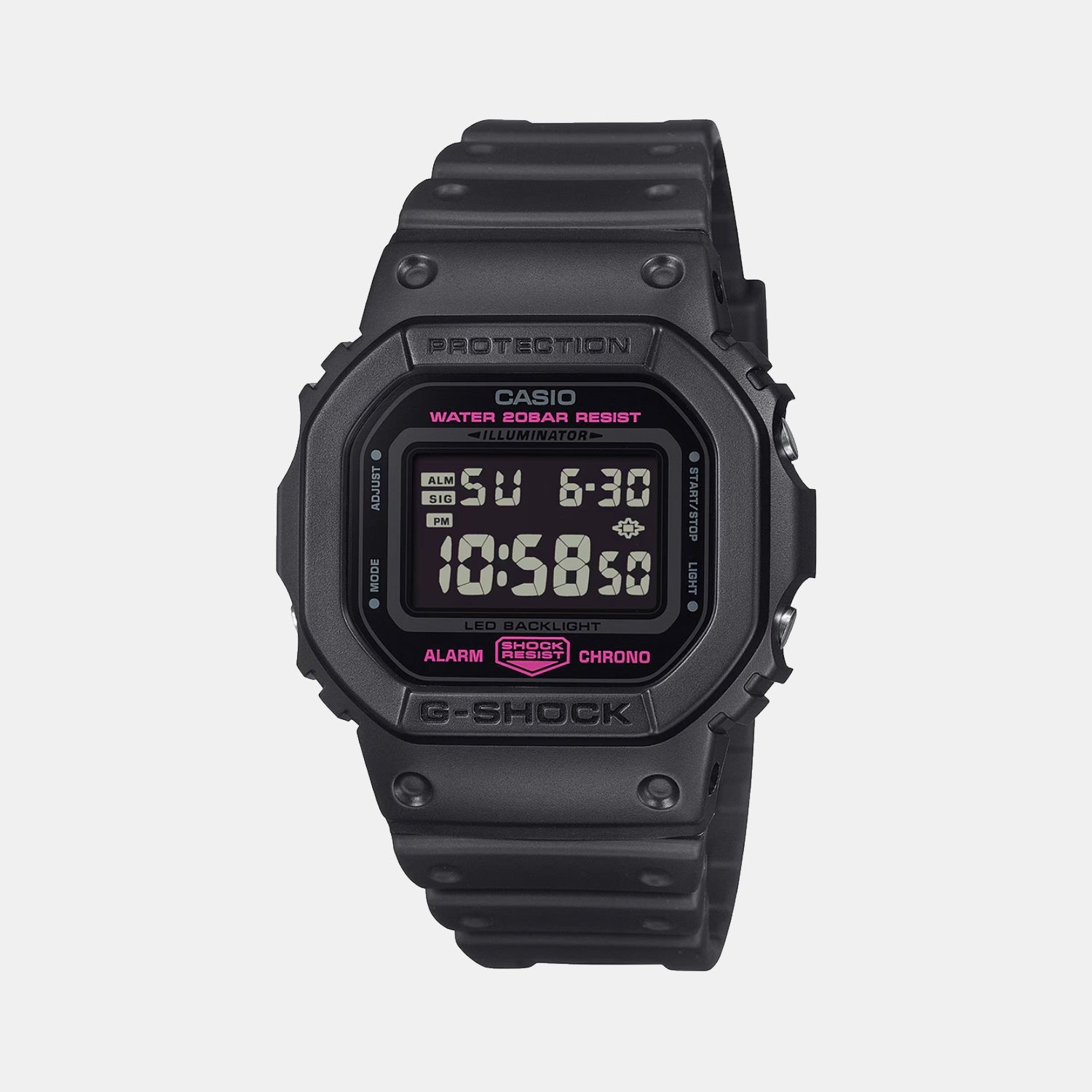 Casio G-Shock Men Quartz Black Dial Digital Resin Watch G1590