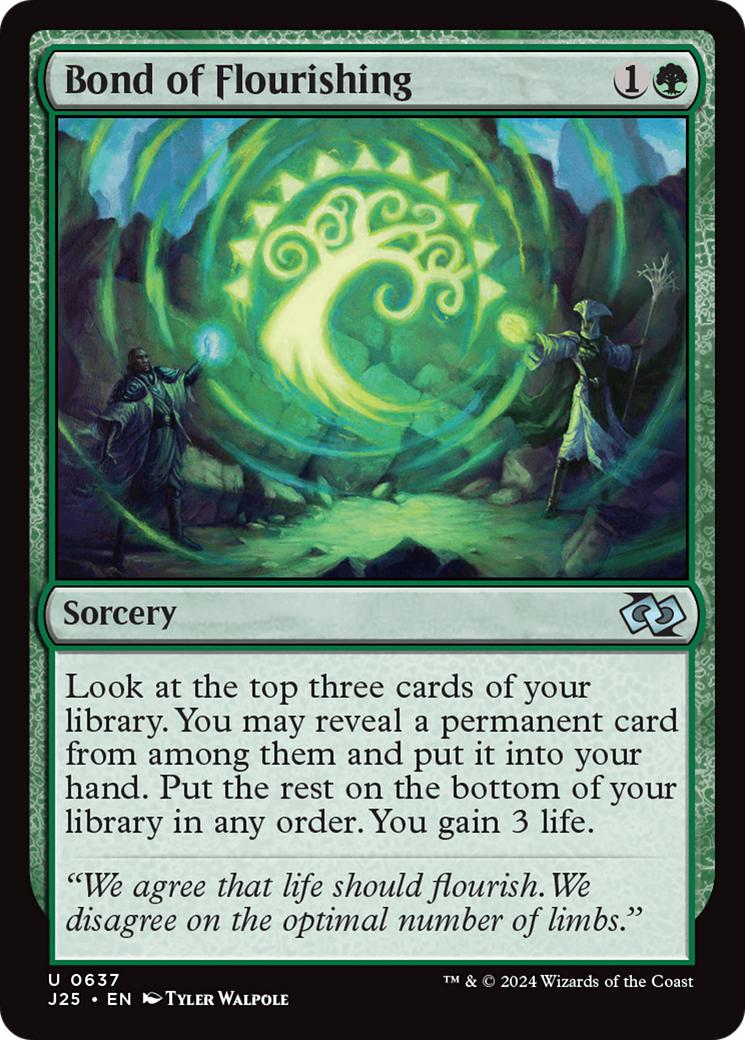 Magic Bond of Flourishing [637] [Foundations: Jumpstart] [Non-Foil]