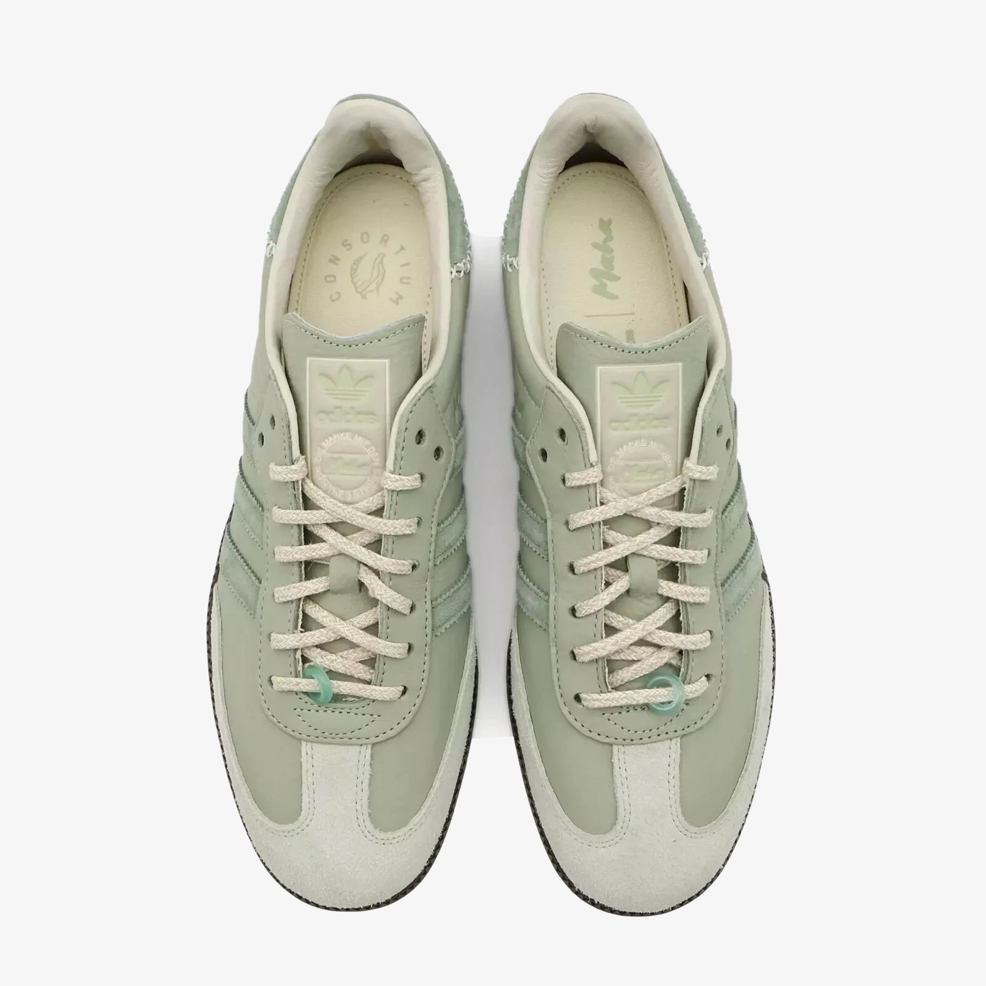 ADIDAS ORIGINALS | SAMBA x MAHA { HALF GREEN - view 2