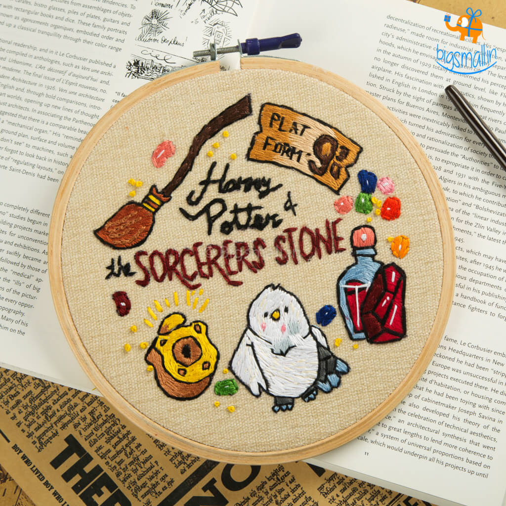Hoop-Broideries Harry Potter Embroidery Hoop Art - view 13