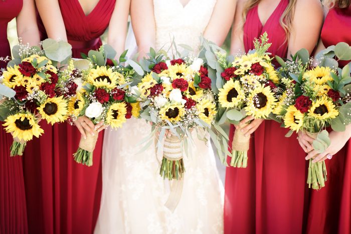 fiftyflowers.com Outdoor Simple Sunflower Wedding - view 5